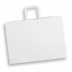 Paper Bags - Extra Large Flat Handle Paper Bag Landscape
