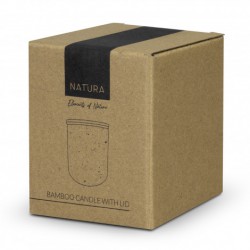 Candles - NATURA Candle with Bamboo Lid