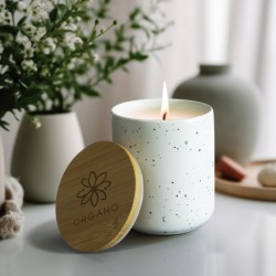 Candles - NATURA Candle with Bamboo Lid