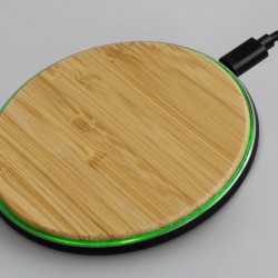 Shopping Tote Bags - Bamboo 15W Wireless Fast Charger