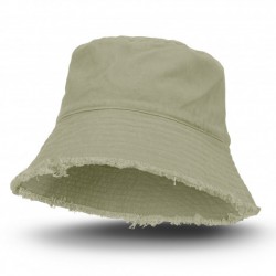 Wide Brim Hats - Raw Edge Bucket Hat