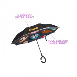 Custom Made Umbrellas - Childrens Reversible Folding Umbrella