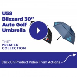 Corporate Umbrellas - Blizzard 30 Auto Golf Umbrella