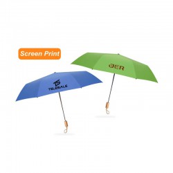Custom Made Umbrellas - Custom Made Triple folding RPET umbrella