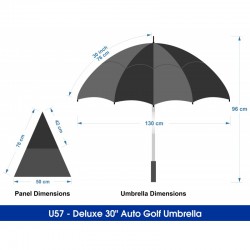 Corporate Umbrellas - Deluxe 30 Auto Golf Umbrella