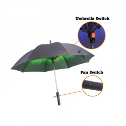 Custom Made Umbrellas - Sport Umbrella with Fan