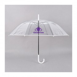 Custom Made Umbrellas - Transparent Eight-Panel Umbrella