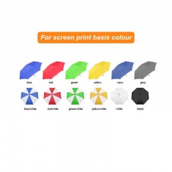 Custom Made Umbrellas - Triple folding RPET umbrella - auto open and close