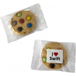 55g Chocolate Button Cookie Packed in Cello Bags