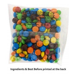 50g Mini M&Ms Bulk Pack Packed in Cello Bags
