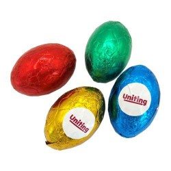 17g Chocolate Hollow Easter Eggs Wrapped Packed in Foil