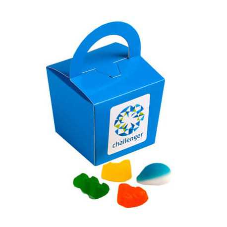 100g Mixed Lollies Packed in Coloured Noodle Boxes