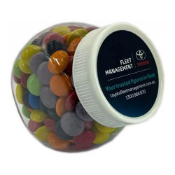 170g Chocolate Beans Packed in Plastic Bottles