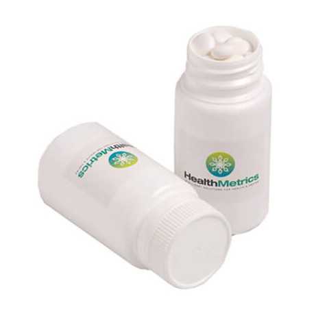 120g Chewy Mints Packed in Pill Bottles