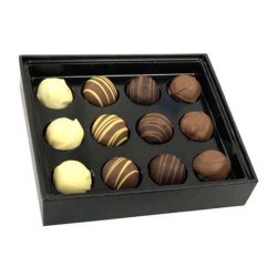 12 Pack Asorted Truffles Packed in Gift Box