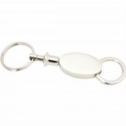 Metal Keyrings - Oval Valet Key Ring