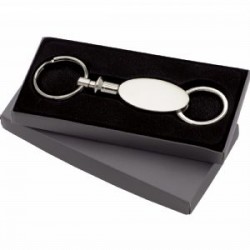 Metal Keyrings - Oval Valet Key Ring