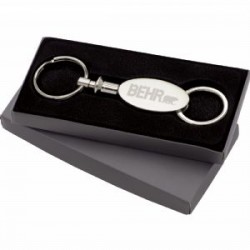 Metal Keyrings - Oval Valet Key Ring