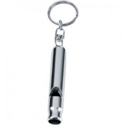Metal Keyrings - Metal Whistle / Key Ring