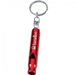 Metal Keyrings - Metal Whistle / Key Ring
