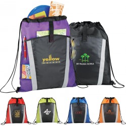 Duffle Bags & Sacks - Vortex Mesh Pocket Drawstring Sportspack