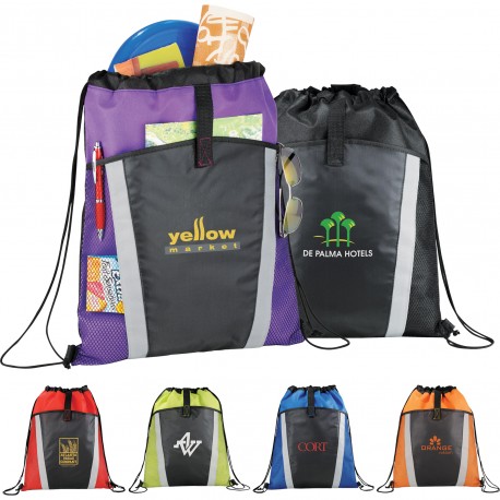 Duffle Bags & Sacks - Vortex Mesh Pocket Drawstring Sportspack