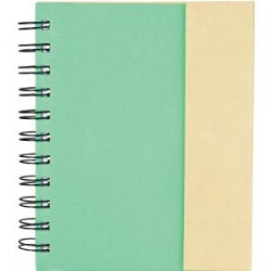 Printed Post It Notes - Lock-it Mini Spiral Notebook