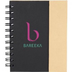 Printed Post It Notes - Lock-it Mini Spiral Notebook