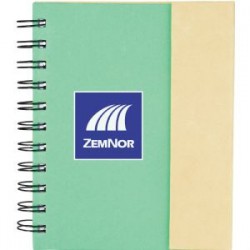 Printed Post It Notes - Lock-it Mini Spiral Notebook