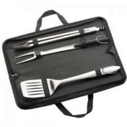 BBQ Sets - 3 Piece Stainless Steel BBQ Set