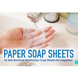 Hand Sanitisers - Antibacterial Paper Soap Sheets