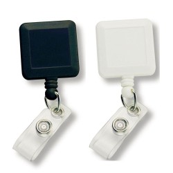 Custom Printed Lanyards - Square Retractable Badge Holder