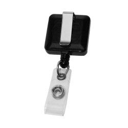 Custom Printed Lanyards - Square Retractable Badge Holder
