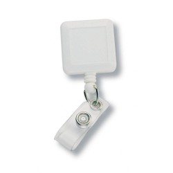 Custom Printed Lanyards - Square Retractable Badge Holder