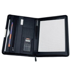 Non Leather Compendiums - A4 Portfolio with Solar Calculator