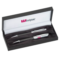 Metal Promotional Pens - Carbon Fibre Ballpoint Pen