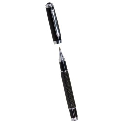 Metal Promotional Pens - Carbon Fibre Rollerball Pen