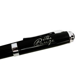 Metal Promotional Pens - Carbon Fibre Rollerball Pen