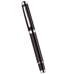 Metal Promotional Pens - Carbon Fibre Rollerball Pen