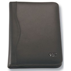 Leather Zip Compendiums - A4 Cowhide Leather Compendium