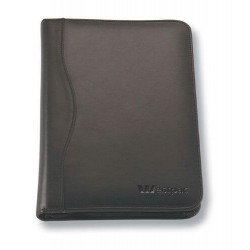 Leather Zip Compendiums - A4 Cowhide Leather Compendium