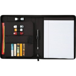 Leather Zip Compendiums - Pedova iPad Stand Padfolio