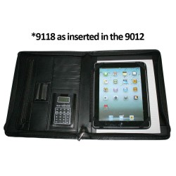Non Leather Zip Compendiums - A4 Zippered Compendium With Calculator