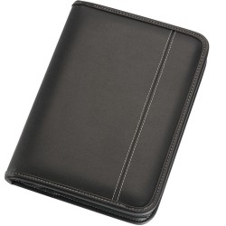 Non Leather Compendiums - A5 Zippered Compendium With Calculator