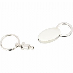 Metal Keyrings - Oval Valet Key Ring