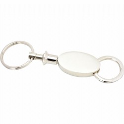 Metal Keyrings - Oval Valet Key Ring