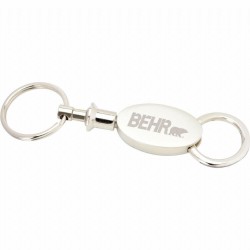 Metal Keyrings - Oval Valet Key Ring