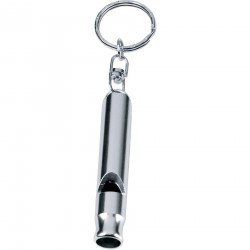 Metal Keyrings - Metal Whistle / Key Ring