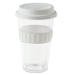 Travel Mugs - Plastic Double-Walled Mug
