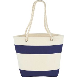Cotton & Calico Tote Bags - Capri Stripes Cotton Tote
